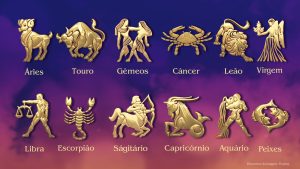 Os símbolos dos signos do zodíaco