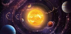 Sol, lua e planetas alinhados para criar um mapa astral praticamente único