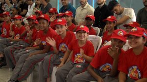 crianças que vão fazer parte do projeto Bombeiro Mirim em 2024.