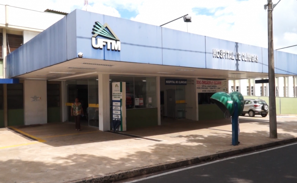 Fachada do Hospital de Clínicas da UFTM, em Uberaba