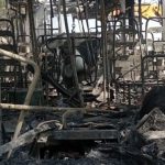 Ônibus do transporte urbano em Uberlândia incendiados