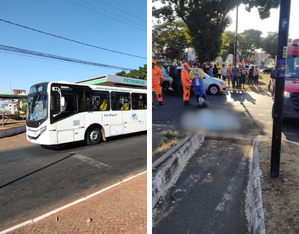 Ônibus atropelou idosa na manhã desta sexta-feira (5), em Uberlândia 