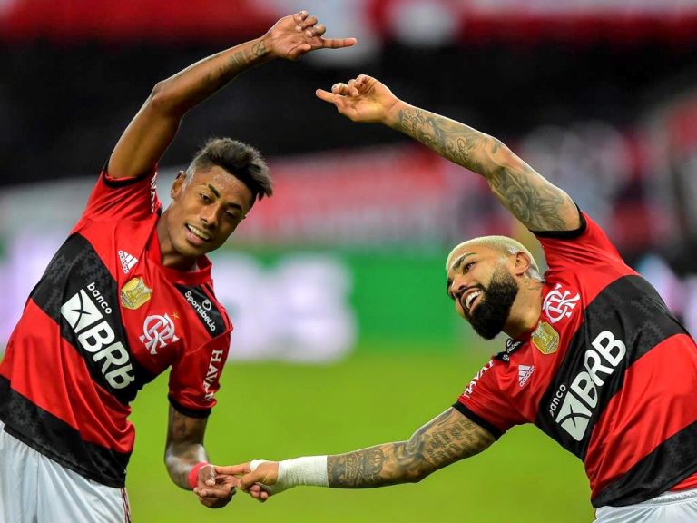 Gabigol e Bruno Henrique