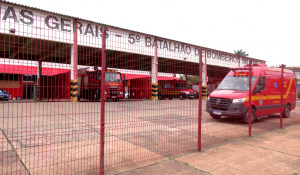 Fachada do Corpo de Bombeiros de Uberlândia