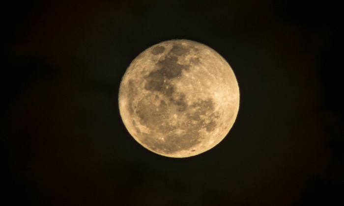 Lua do Veado fotografada