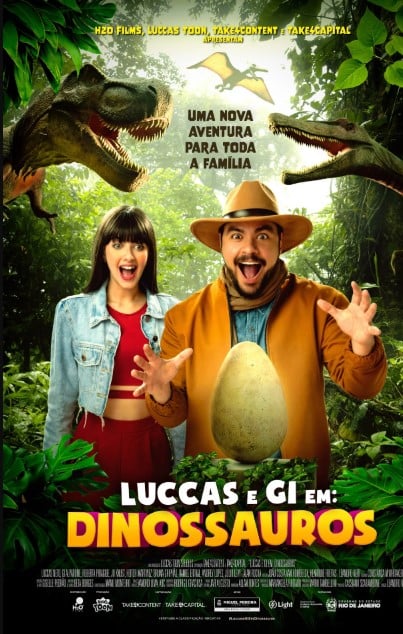 Poster do filme "Luccas e Gi em: dinossauros"