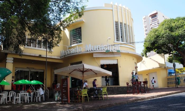 Faixada do Mercado Municipal de Uberlândia