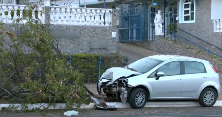 Acidente na avenida Rondon Pacheco