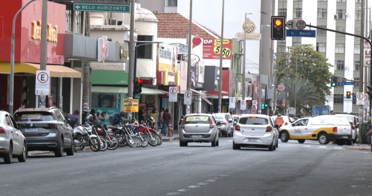 Centro de Uberlândia no Dia dos Pais