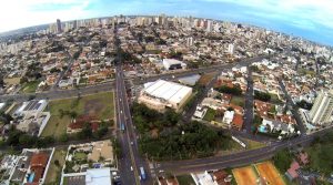 Cidade de Uberlândia vista de cima