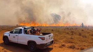 Incêndio de grandes proporções