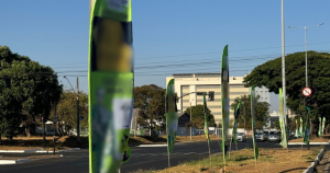 Banners de candidato a vereador de Uberlândia