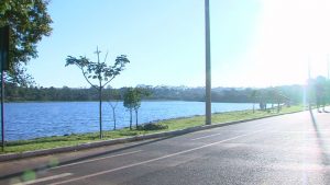 Calor intenso no Parque do Sabiá