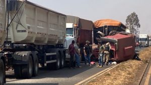 Engavetamento em Uberaba