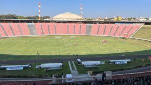 Essube x Araguari no estádio Parque do Sabiá