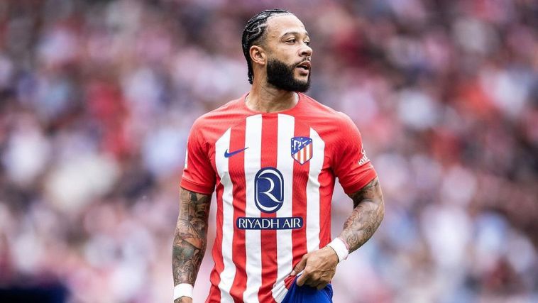 Depay no Atlético de Madrid