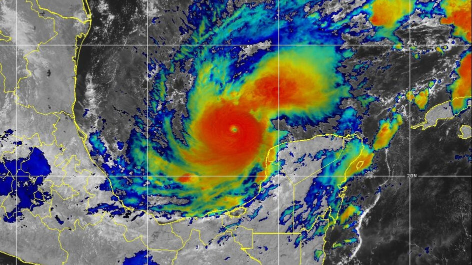 Furacão Milton é a tempestade mais forte registrada em 2024 / Crédito: NHC, Divulgação