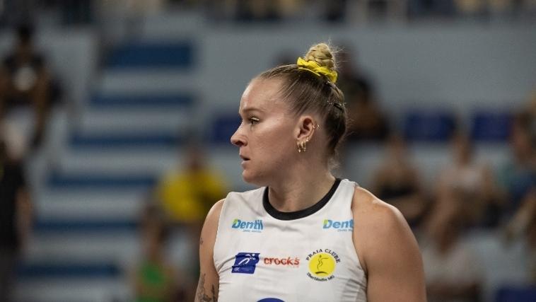 Time que vai representar o Praia na Superliga Feminina de Vôlei.