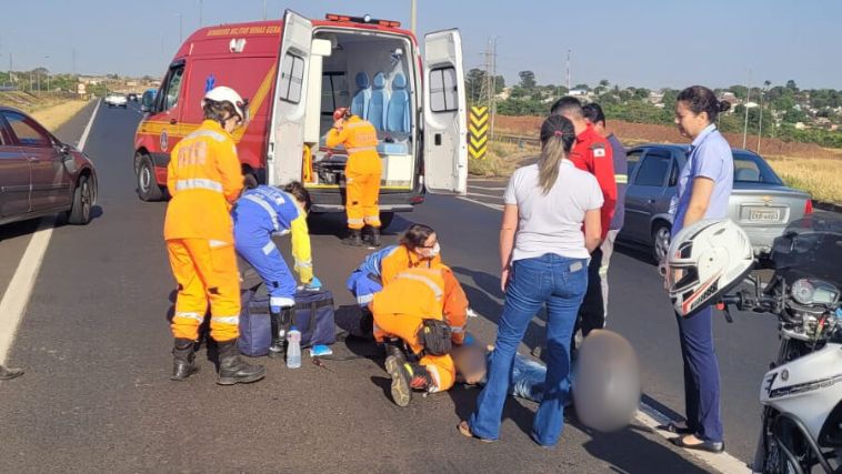 Atropelado na BR-365 em Uberlândia