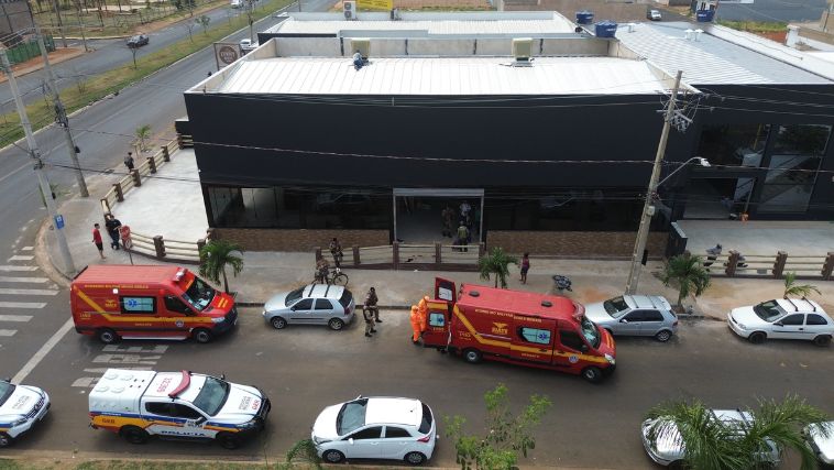 golpe de machado em Uberlândia