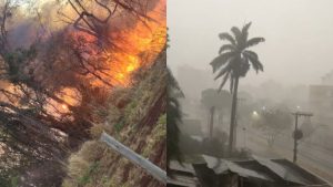 Seca e chuva em Uberlândia