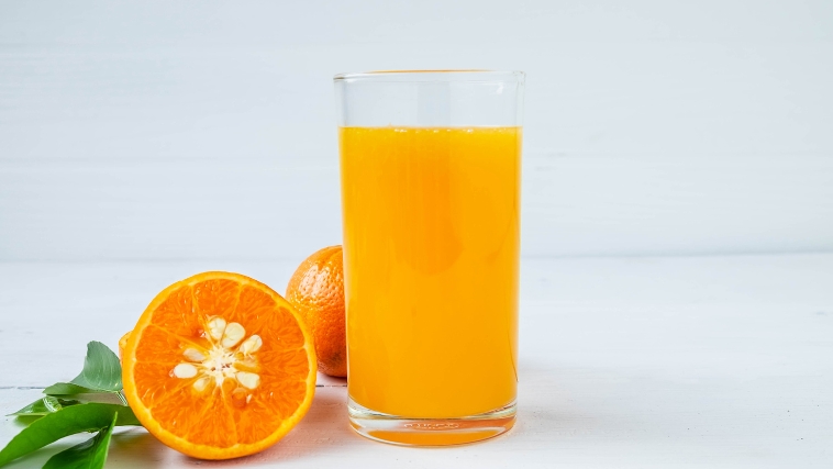 Suco de semente de laranja contra vermes