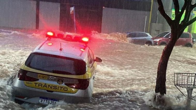 Chuva em Uberaba no domingo (27)