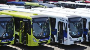 Ônibus do transporte coletivo