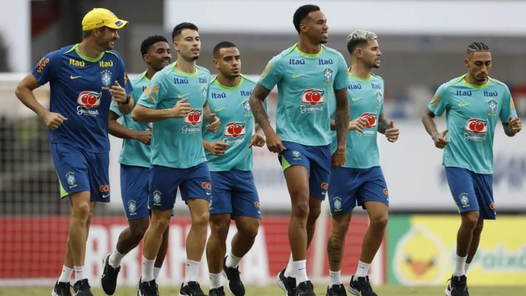 Seleção Brasileira se prepara para enfrentar a Venezuela - Crédito: Rafael Ribeiro/CBF