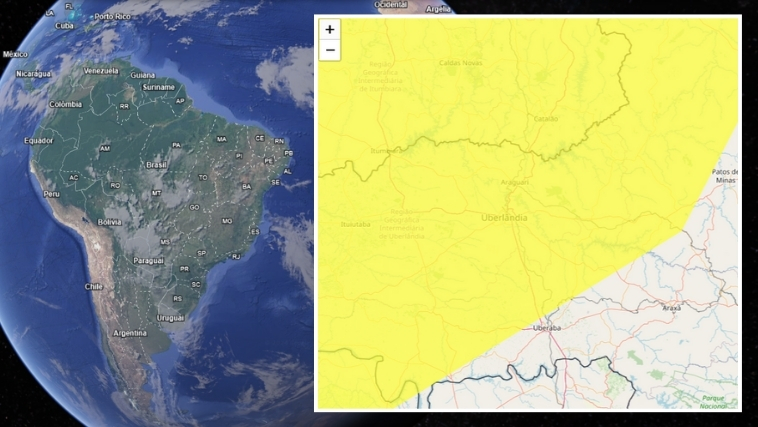 Alerta amarelo para Uberlândia e região nesta sexta-feira
