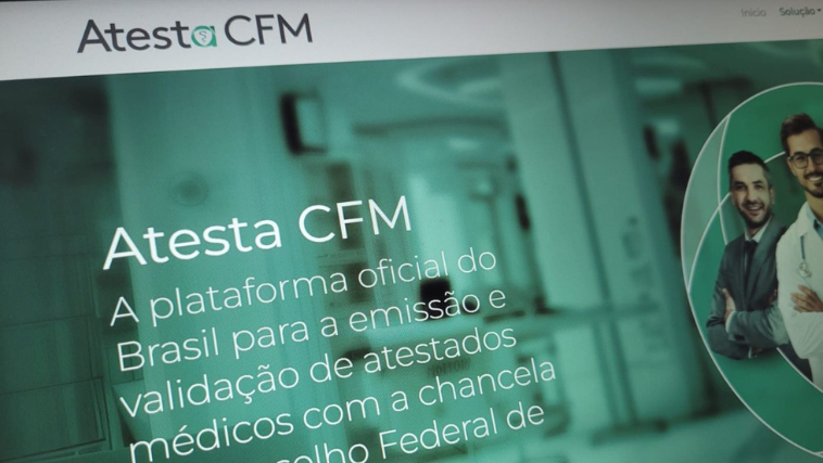 Plataforma de emissão de atestados médicos