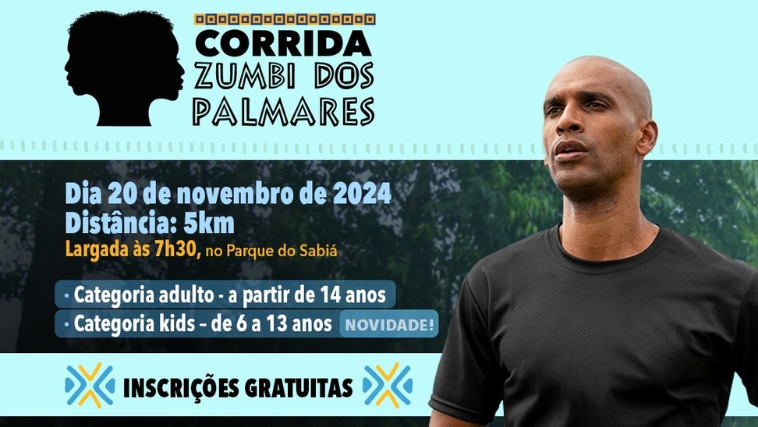 Corrida Zumbi dos Palmares neste ano terá prova kids Corrida Zumbi dos Palmares neste ano terá prova kids