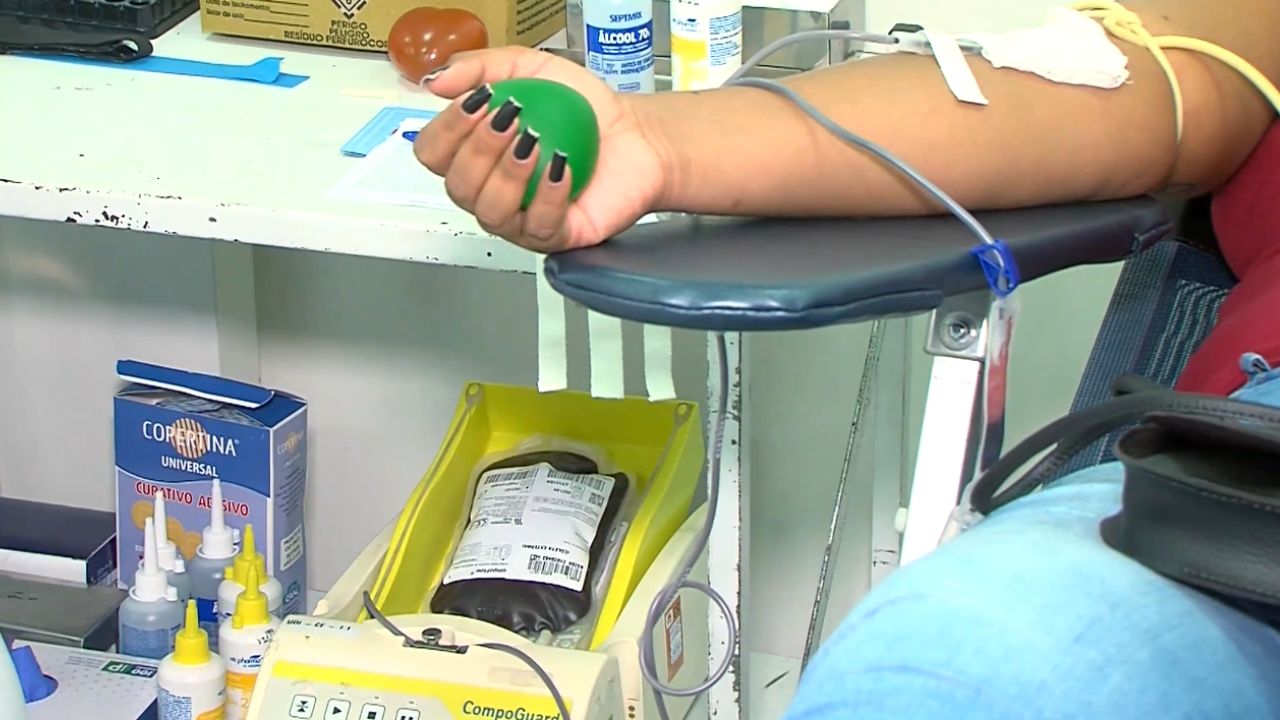 Doação de sangue no Hemocentro de Uberlândia Doação de sangue no Hemocentro de Uberlândia