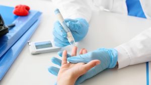 Ação de saúde exame