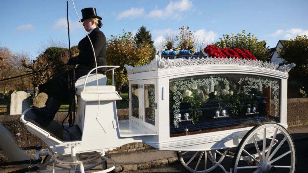 Corpo de Liam Payne chegou em uma charrete ao funeral 
