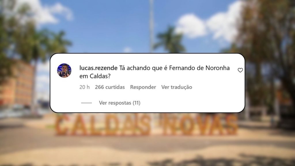 Comentário sobre "Taxa-visitação" de Caldas Novas