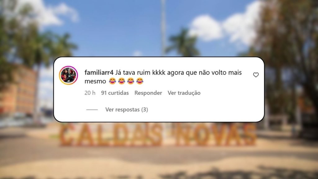 Comentário sobre "Taxa-visitação" de Caldas Novas