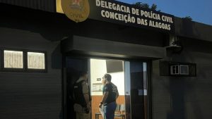 Fachada da Delegacia da Polícia Civil