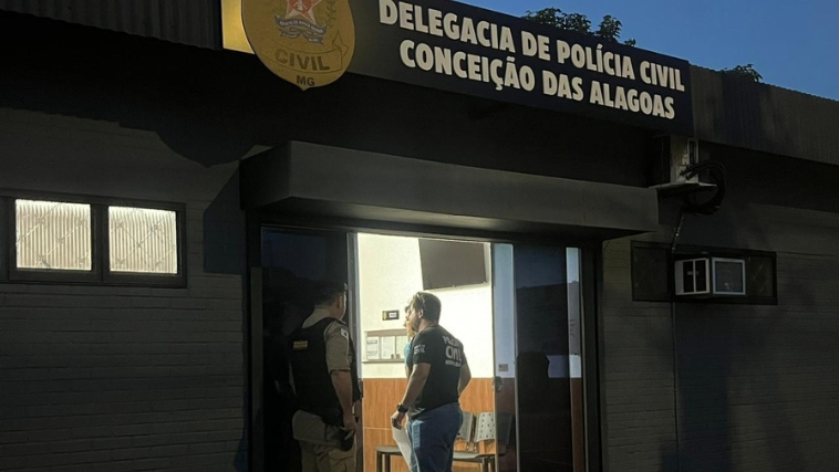 Fachada da Delegacia da Polícia Civil