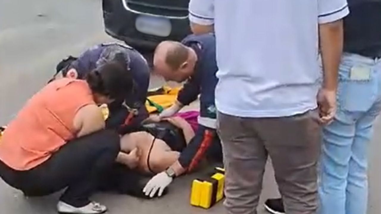 Mulher é atropelada em Patos de Minas