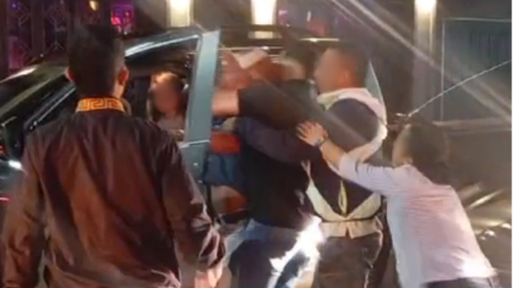 Briga de trânsito em Uberlândia