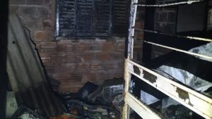 Incêndio no bairro Glória