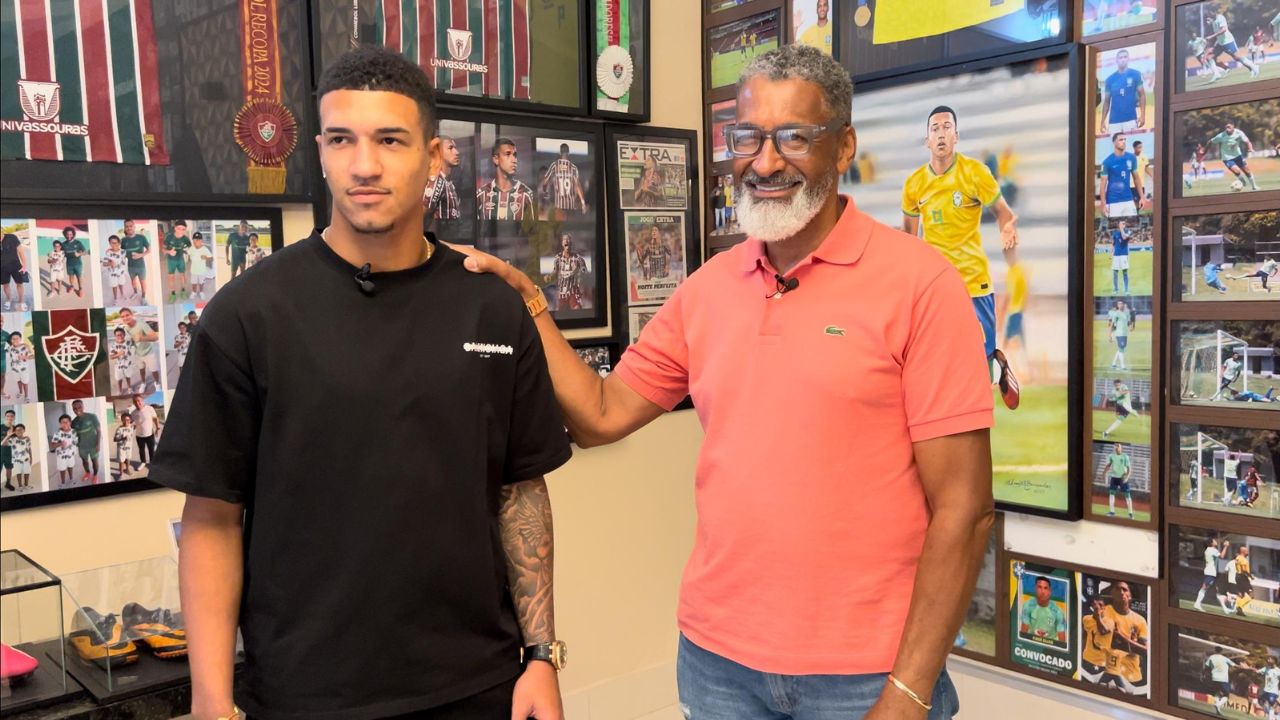 Kauã Elias e avô