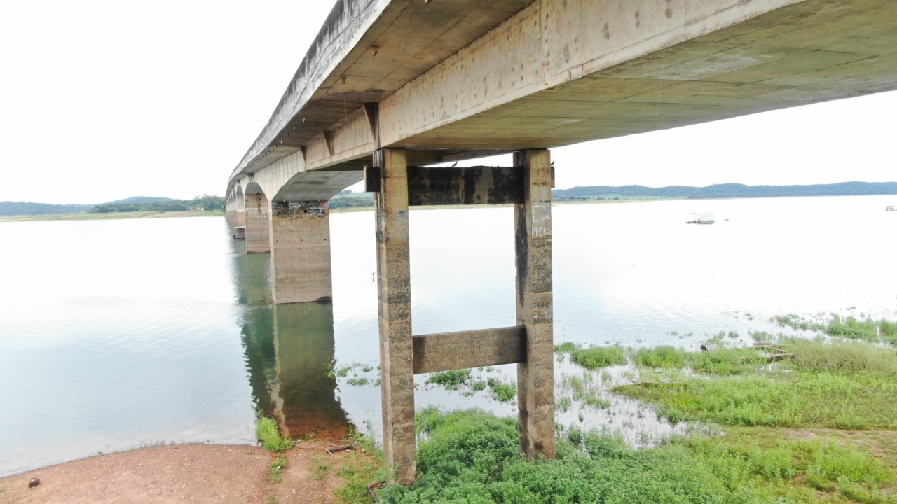 Não foi constatada nenhuma alteração na estrutura da ponte
