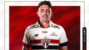 Enzo Díaz jogará pelo São Paulo até o fim de 2025 - Crédito: Reprodução/ @saopaulofc