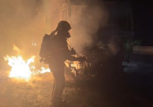 Motociclista morre carbonizado após acidente na BR-050, entre Delta e Uberaba