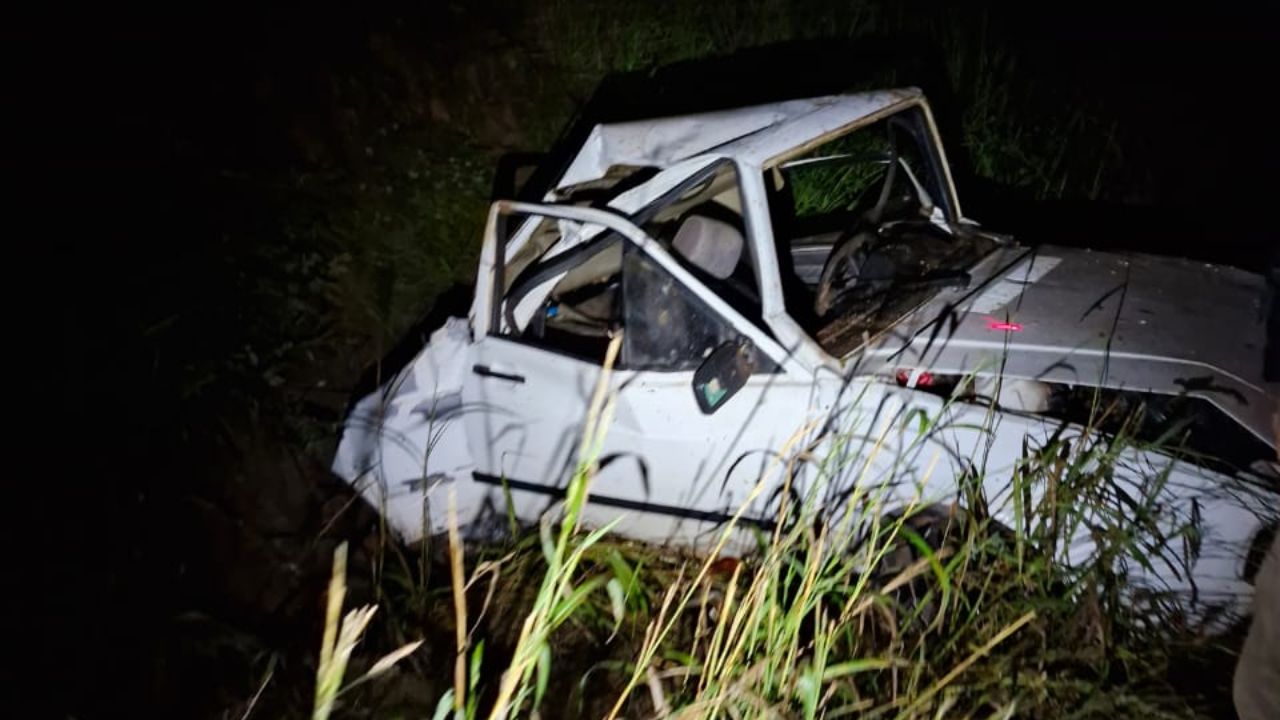 acidente-barranco-araguari Bebê morre em acidente em Araguari