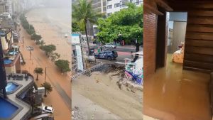Chuvas em Balneário Camburiú
