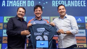 Fernando Diniz foi anunciado como treinador do Cruzeiro em setembro de 2024 - Crédito: Reprodução/ Cruzeiro