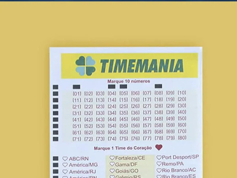 resultado da timemania